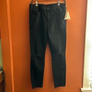 Mother Looker Ankle Fray Jeans